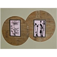 5 X 7 Doppel Bilderrahmen Altholz von RedSketchDecor
