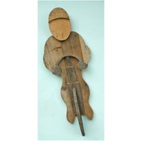 Art-Deco-Holz Radfahrer von RedSketchDecor