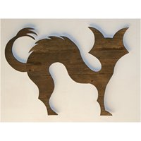 Halloween-Katze - Altholz von RedSketchDecor