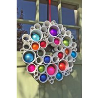 Weihnachtskranz - Pvc Wandkunst von RedSketchDecor