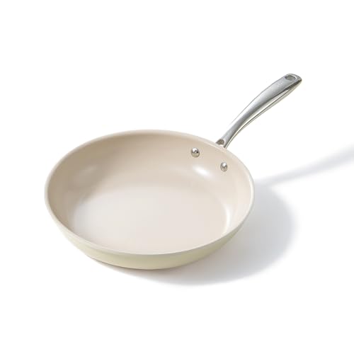 Redchef Keramik Pfanne Induktion 20cm, Antihaft Beschichtung Keramikbeschichtung Bratpfannen, Pfannen mit Edelstahlgriff, PTFE-frei PFOA-frei PFAS-frei, Backofenfest von Redchef
