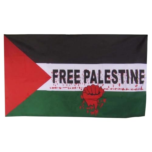 Reddomm Flagge Palästina,Palestine Flagge Palästinensische Flagge Fahnen Und Flaggen Gartenfahne Fahnen Dekorations fahnen für den innen-Und außenbereich von Reddomm