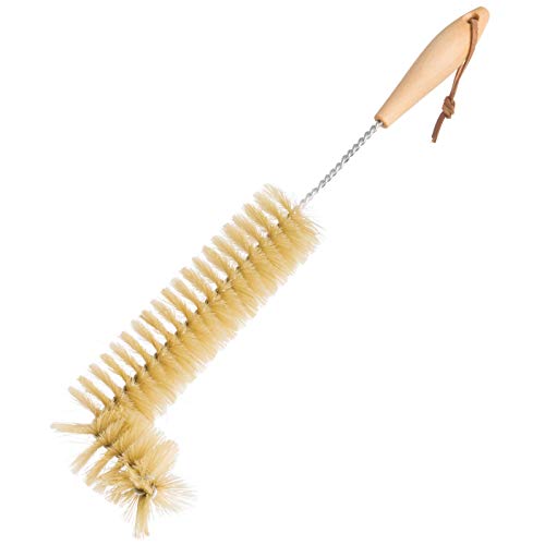 Redecker Heizkörper-Bürste, 6,5 cm Durchmesser, 47 cm Größe, Buchenholzgriff, Stahl- oder Nylonborsten, für Metall- und Kunststoffoberflächen, Reinigung, mittel, Bürste Redecker Heizkörper-Bürste, 6,5 cm Durchmesser, 47 cm Größe, Buchenholzgriff, Stahl- oder Nylonborsten, für Metall- und Kunststoffoberflächen, Reinigung, mittel, Bürste von Redecker