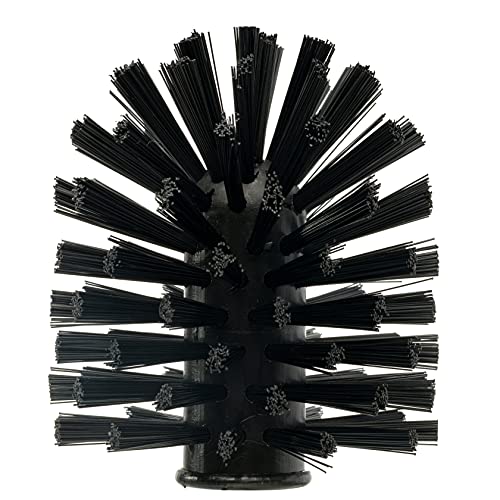 Redecker Toilettenbürstenersatzkopf, Schwarz, 7,5 cm, Nylon (Bürsten) und Kunststoff (Stiel), Porzellan, Keramik Redecker Toilettenbürstenersatzkopf, Schwarz, 7,5 cm, Nylon (Bürsten) und Kunststoff (Stiel), Porzellan, Keramik von Redecker