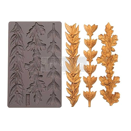 Redesign With Prima 655350654665 Louelle Borders Clay, Soap Making Molds,Pottery & Modeling Clays, 5"x8"x8mm von Redesign with Prima