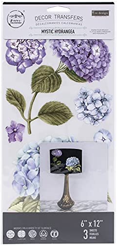 Re-Design by Prima Decor Transfers Mystic Hortensia, 15,2 x 30,5 cm von Redesign with Prima