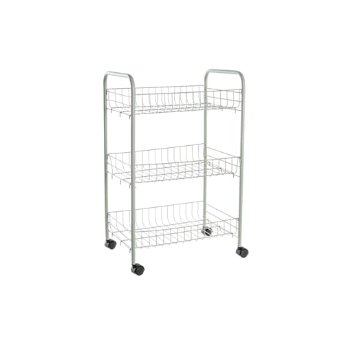 FRUTERO METAL PP 40X26X62 3 CESTAS VERDE MENTA von Redesyn