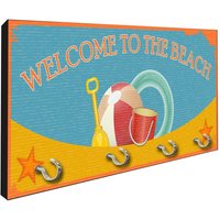 Beach Cottage Willkommen Schlüsselbrett Rack Von Redeye Laserworks von RedeyeLaserworks