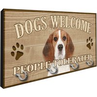 Hund Willkommen Key Rack Von Redeye Laserworks Personalisiert von RedeyeLaserworks