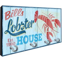 Lobster House Key Rack Von Redeye Laserworks Personalisiert von RedeyeLaserworks