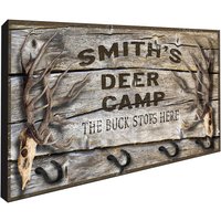 Personalisierte Hirschen Camp Schlüssel Aufhänger Rack Von Redeye Laserworks von RedeyeLaserworks