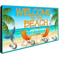 strand-Paradies Willkommen Schlüsselbrett Rack Von Redeye Laserworks strand-Paradies Willkommen Schlüsselbrett Rack Von Redeye Laserworks von RedeyeLaserworks