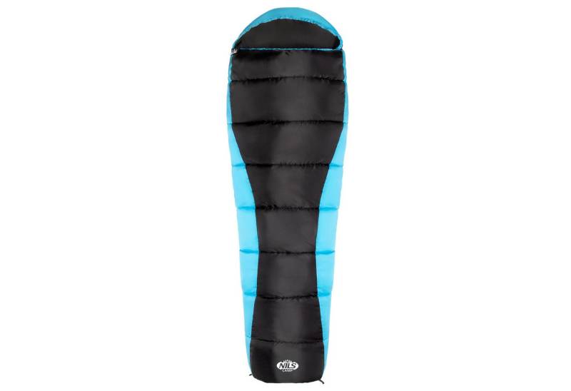 Redfink Mumienschlafsack Mumienschlafsack für kalte Nächte - Schwarz-Blau von Redfink