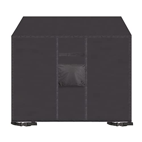 Redfire Abdeckung für Gartenmöbel Wasserdicht 80x80x80cm,Verstellbarer Kordelzug Gartentischabdeckungen mit Belüftungsöffnungen Gartenmöbelabdeckungen 420D Oxford für Sofa,Schwarz von Redfire