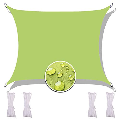 Redfire Sonnensegel Rechteckig Wasserdicht 2.5X2.5M, Geruchsneutral Sonnensegel Quadrat Mitösen Vielen Größen Inkl Befestigungsseile UV Schutz für Terrassenüberdachung Grün Redfire Sonnensegel Rechteckig Wasserdicht 2.5X2.5M, Geruchsneutral Sonnensegel Quadrat Mitösen Vielen Größen Inkl Befestigungsseile UV Schutz für Terrassenüberdachung Grün von Redfire