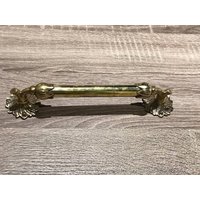 Vintage Messing Handgefertigter Schubladengriff Oder Türgriff - Aus Einem Luxusschiff Geborgen Restauriert Und Refurbished von Redhouseblueocean