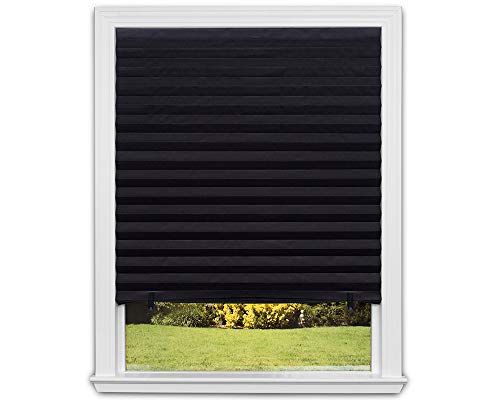 Original Blackout Plissee Papier Schatten schwarz, 36 "x 72", 6-Pack von Redi Shade