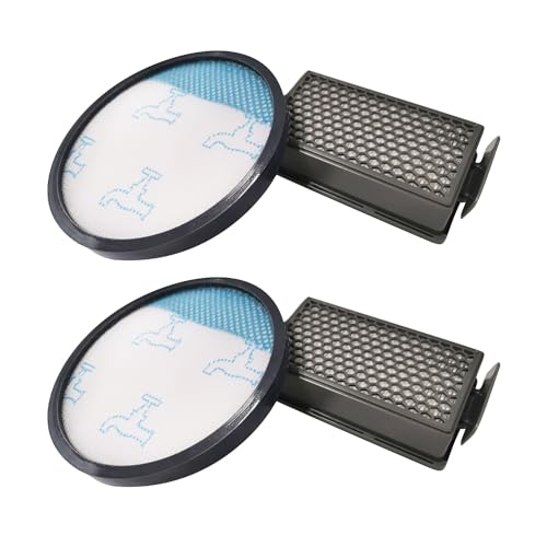 Rediboom 2 Stück Hepa Filterset für Rowenta Compact Power XXL RO4825 RO4871 RO4855EA RO4881EA RO4811EA Staubsauger, Ersatz ZR780000 von Rediboom