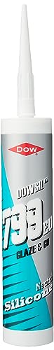 Dow Corning 799 310 ml Kunststoff und Glas Dichtstoff – Weiß von Redify
