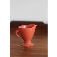 Hazel Atlas Milchkännchen in Gebrannte Siena von RediscoveredRoots