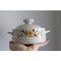 Süße Blumen Bake Serve N Store Steingut Bedeckt Auflaufform Süße Blumen Bake Serve N Store Steingut Bedeckt Auflaufform von RediscoveredRoots