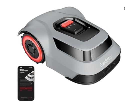 Redkey MGC1000 Mähroboter Rasenmäher Roboter - Rasenroboter mit Begrenzungskabel 1000m² C-TOF Technologie Pfadplanung Kartenzeichnen 45% Steigfähigkeit APP-Steuerung Leise 57dB Redkey MGC1000 Mähroboter Rasenmäher Roboter - Rasenroboter mit Begrenzungskabel 1000m² C-TOF Technologie Pfadplanung Kartenzeichnen 45% Steigfähigkeit APP-Steuerung Leise 57dB von Redkey