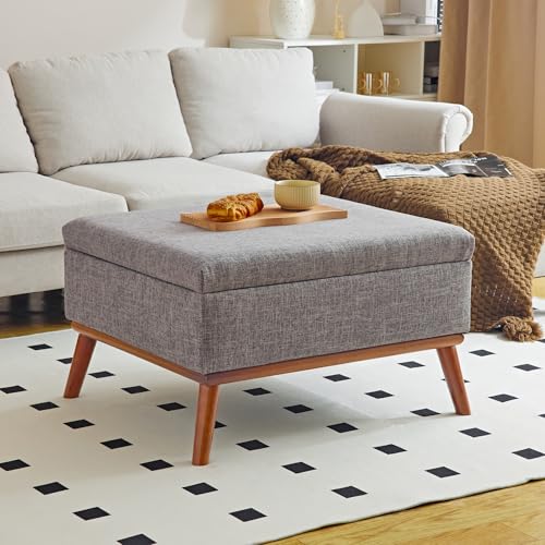 Redlife Hocker Sitzbank Mit Stauraum,Ottoman Couchtisch, großer Rechteck Ottoman mit einem Speicher,Polsterbank Sitzhocker Sitztruhe,truhenbank mit stauraum,Für Wohnzimmer,Schlafzimmer und Flure von Redlifeᅟᅠ