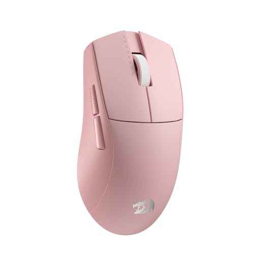 Redragon M916 PRO 3-Modus Wireless Gaming Maus, 49G Ultra-Leicht 26K DPI Maus mit Ergonomischem Natürlichem Griff, Voll Programmierbare Tasten, Software Unterstützt DIY Tastenbelegungen & DPI von Redragon