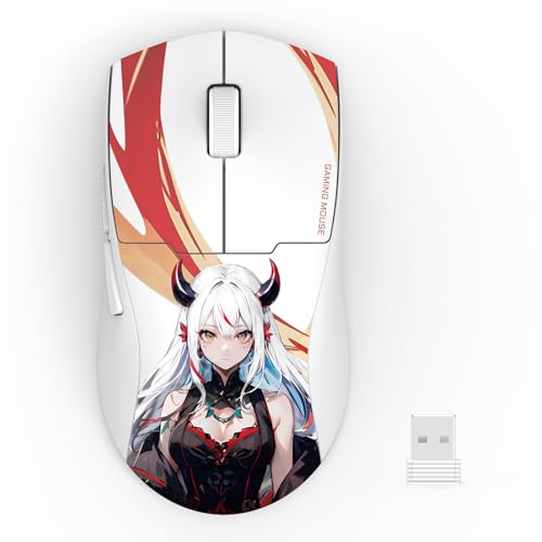 Redragon M918AK 3-Modus-Kabellose Gaming-Maus, 55g, leichte 26K DPI-Maus mit ergonomischem, natürlichem Griff, vollständig programmierbare Tasten, Software unterstützt von Redragon