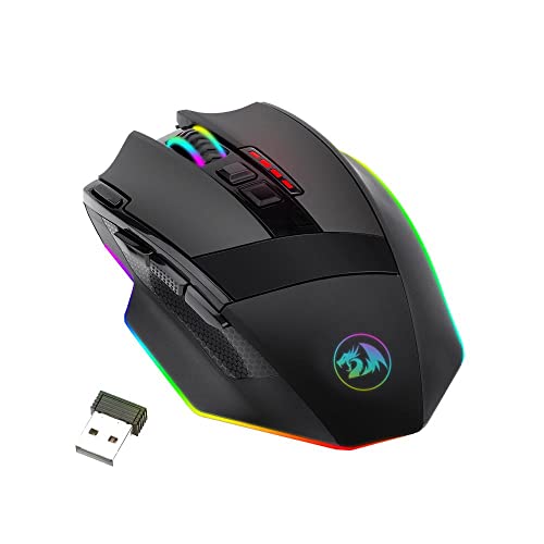 Redragon Mouse Sniper Pro RGB-Gaming-Maus 16 000 DPI | RED-M801P-RGB, Schwarz Redragon Mouse Sniper Pro RGB-Gaming-Maus 16 000 DPI | RED-M801P-RGB, Schwarz von Redragon