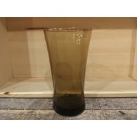 Anchor Hocking "Linden" Glas Smoky Brown Tawny Pint Trinkglas Vintage 1970Er 80Er Jahre Ausgezeichneter Zustand" von Redstone2020