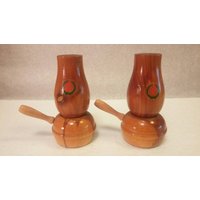 Cedar Michigan Souvenir Salz Und Pfefferstreuer Set Einzigartige Schraubverschluss Toller Zustand von Redstone2020
