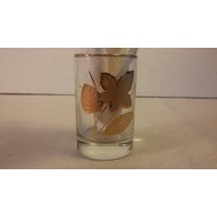 Gold Leaves Von Libbey Saftglas in Super Zustand von Redstone2020