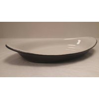 Hall Oval Auflaufform Vintage Auflaufform Braun Und Weiß von Redstone2020
