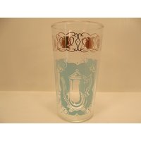 Hazel Atlas Glass Baby Blau Und Gold Akzentuiert Schönes Trink - Oder Wasserglas in Hervorragendem Zustand Hazel Atlas Glass Baby Blau Und Gold Akzentuiert Schönes Trink - Oder Wasserglas in Hervorragendem Zustand von Redstone2020