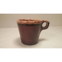 Hull Ofenfesse Tasse | 1 Vintage Brown Tropfglasur "Walnut Ridge" in Hervorragendem Zustand" U S A von Redstone2020