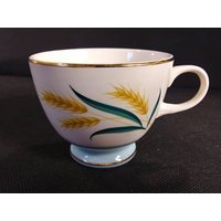 International Ds "Viking" Golden Weizen Kaffeetasse Oder Tasse Allianz, Ohio Türkis Schöne 50Er Jahre in Tollem Zustand von Redstone2020