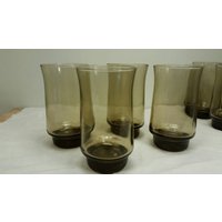 Libbey "Bolero" Juice Glas | 1 Wunderschönes Rauchglas Ausgezeichneter Zustand von Redstone2020