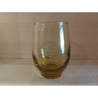 Libby Juice Glass Roly-Poly Honey Gold Bernstein Gelb So Niedlich Und in Ausgezeichnetem Zustand von Redstone2020