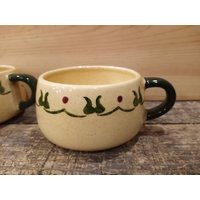 Metlox Poppytrail Mug Homestead Provincial Vintage Gesprenkelte Leuchtende Akzentfarben in Tollem Zustand von Redstone2020