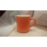 Orange Hazel Atlas Kaffeetasse/Becher in Großartigem Vintage Zustand von Redstone2020