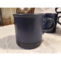 Pfaltzgraff Morning Light Kaffeetasse/Becher Wunderbare Dunkle Blautöne in Ausgezeichnetem Zustand von Redstone2020