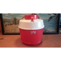 Spaß Vintage Rot Und Weiß Traditionelle Northwoods Im Freien, Die Grösser Thermos von Redstone2020
