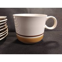 Wasserfarben Tasse Kaffeetasse Steinzeug Vintage 1980Er - 90Er Jahre "Dawn" Oder "Blush" Kompatibel in Ausgezeichnetem Zustand von Redstone2020