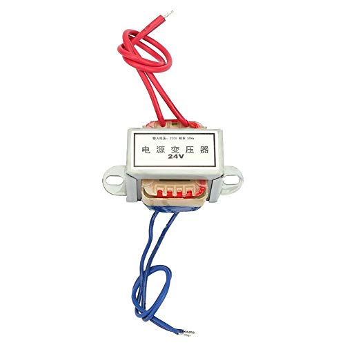 Single Power Transformator, AC 12V/24V Ausgangsspannung 5W Eingang 220V 50Hz Vollkupferdraht-Leistungstransformator mit vakuumimprägniertem Isolierlack(24V) von Redxiao