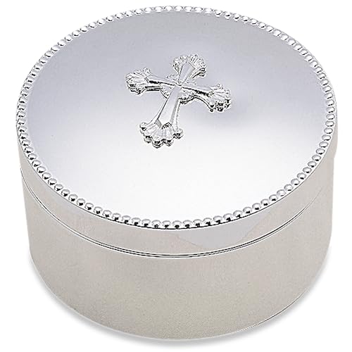 Reed & Barton Abbey Cross Aufbewahrungsbox, versilbert, metallisch, 0.85 LB von Reed & Barton