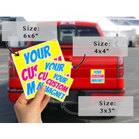 Individueller Automagnet/Aufkleber Autoaufkleber Mit Text, Farbe Und Bild Ihrer Wahl | Wählen Sie Vinyl-Aufkleber Oder Magnet | Aufkleber in Jeder von ReefDesignsCo