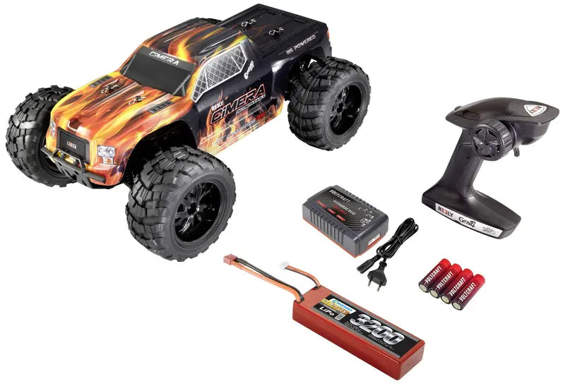 B-Ware Reely Cimera Black Brushless Monstertruck 1:10 Rc Modellauto Auto Allradantrieb B-Ware Reely Cimera Black Brushless Monstertruck 1:10 Rc Modellauto Auto Allradantrieb von Reely