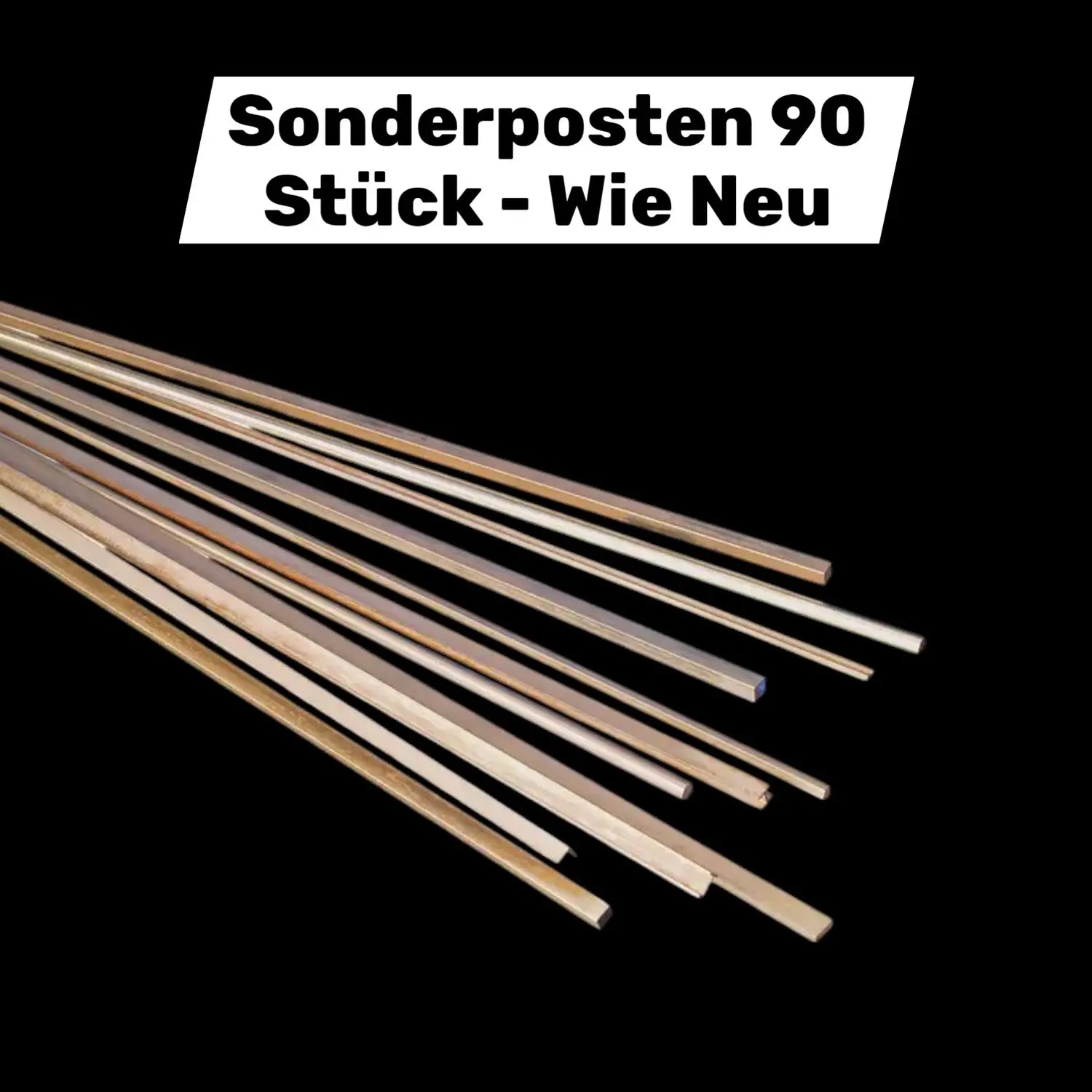 B-Ware Reely Rundmessing Stab Profil Messing 2 Mm Durchmesser 500 Mm Länge 90 Stück von Reely