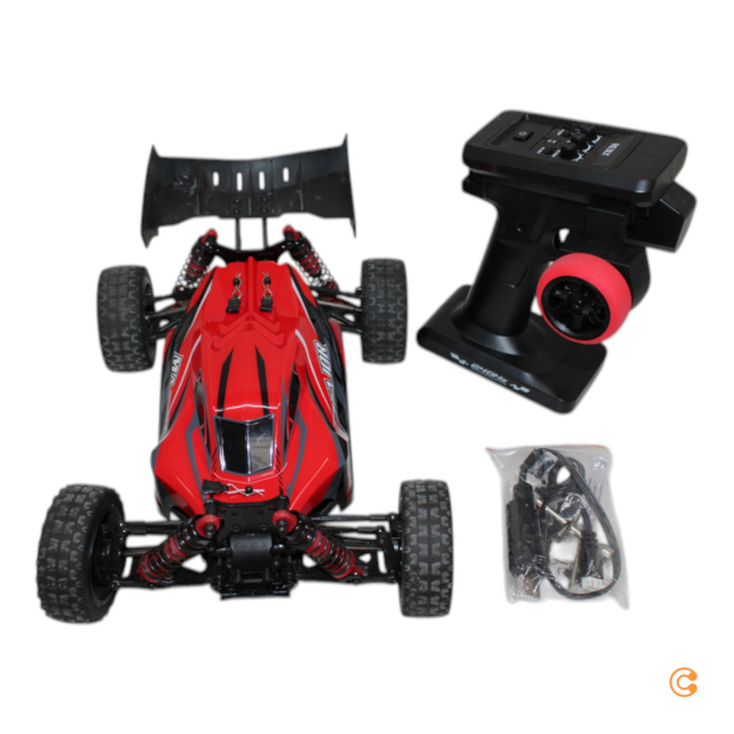 C-Ware Reely Major Rot Brushed 1:14 Rc Modellauto Elektro Buggy Modellbau Siehe Text von Reely